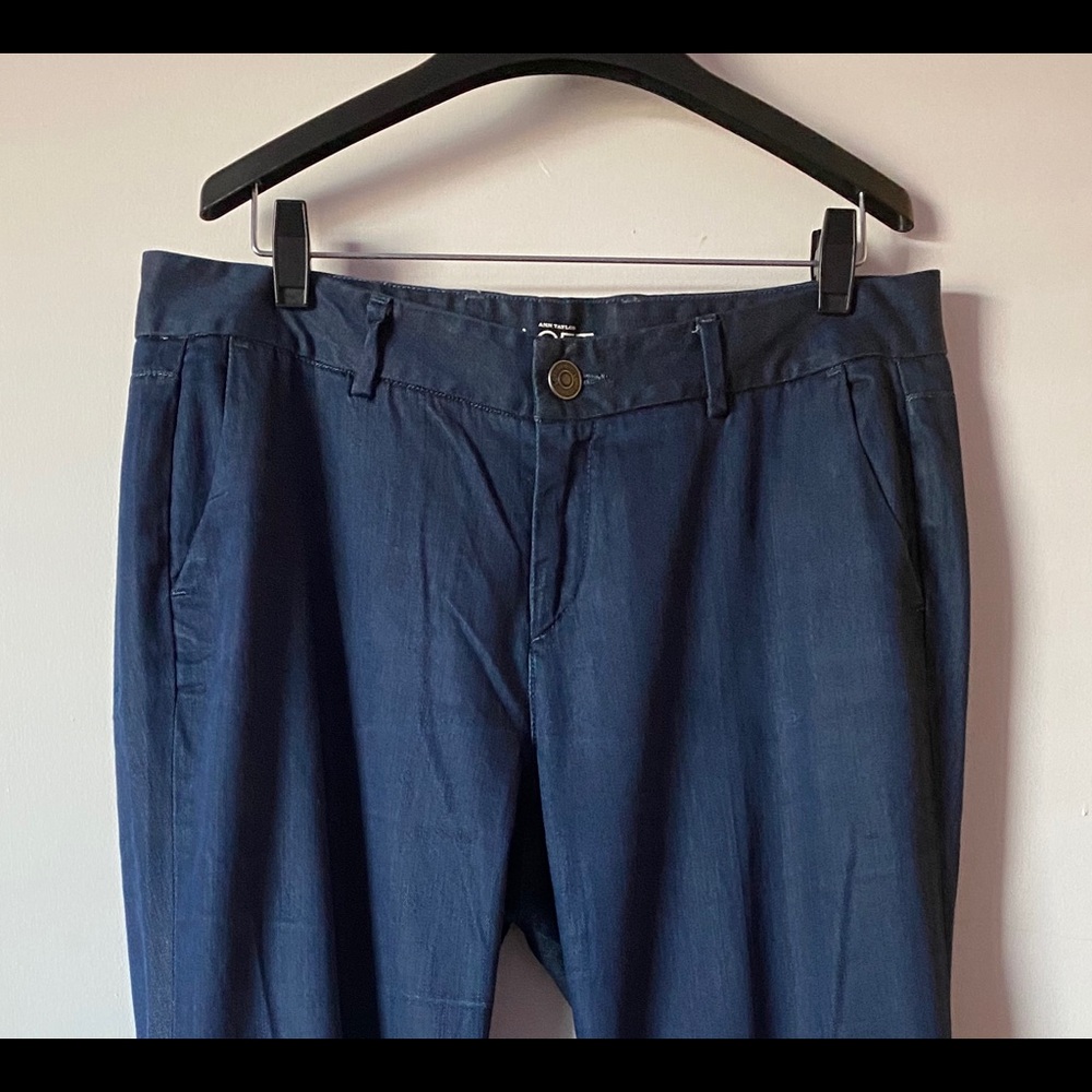 Ann Taylor Loft Jeans, Curvy Trousers, Blue, 10